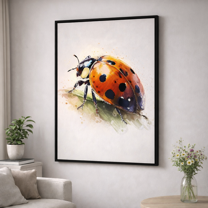 Ladybug Art Canvas