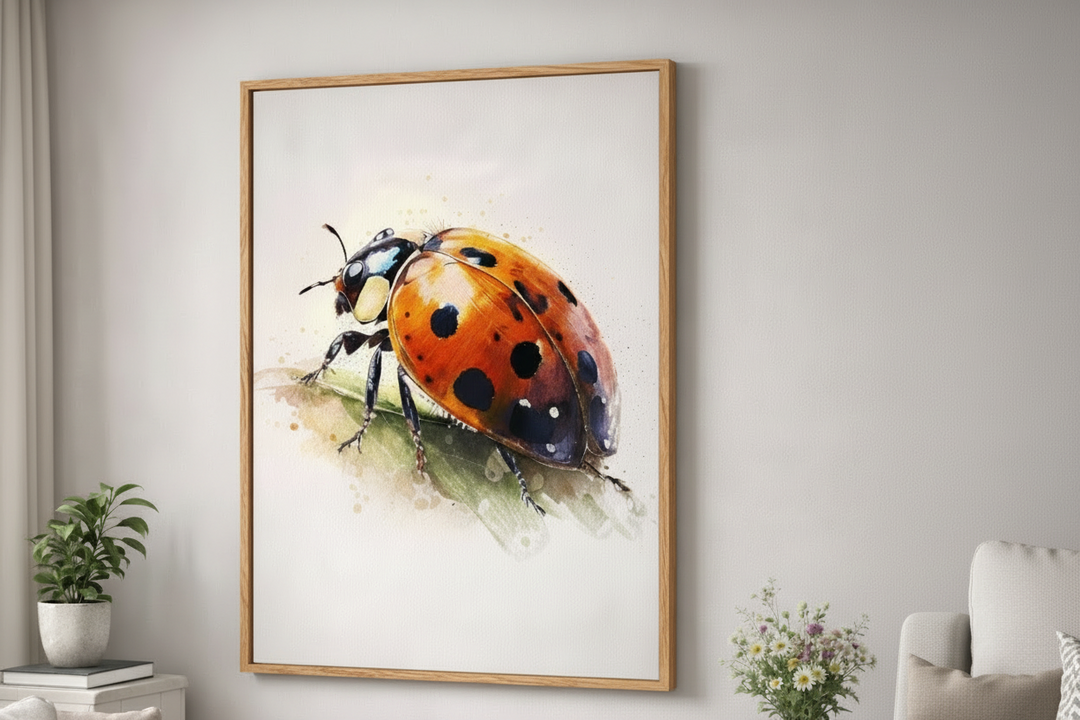 Ladybug Art Canvas