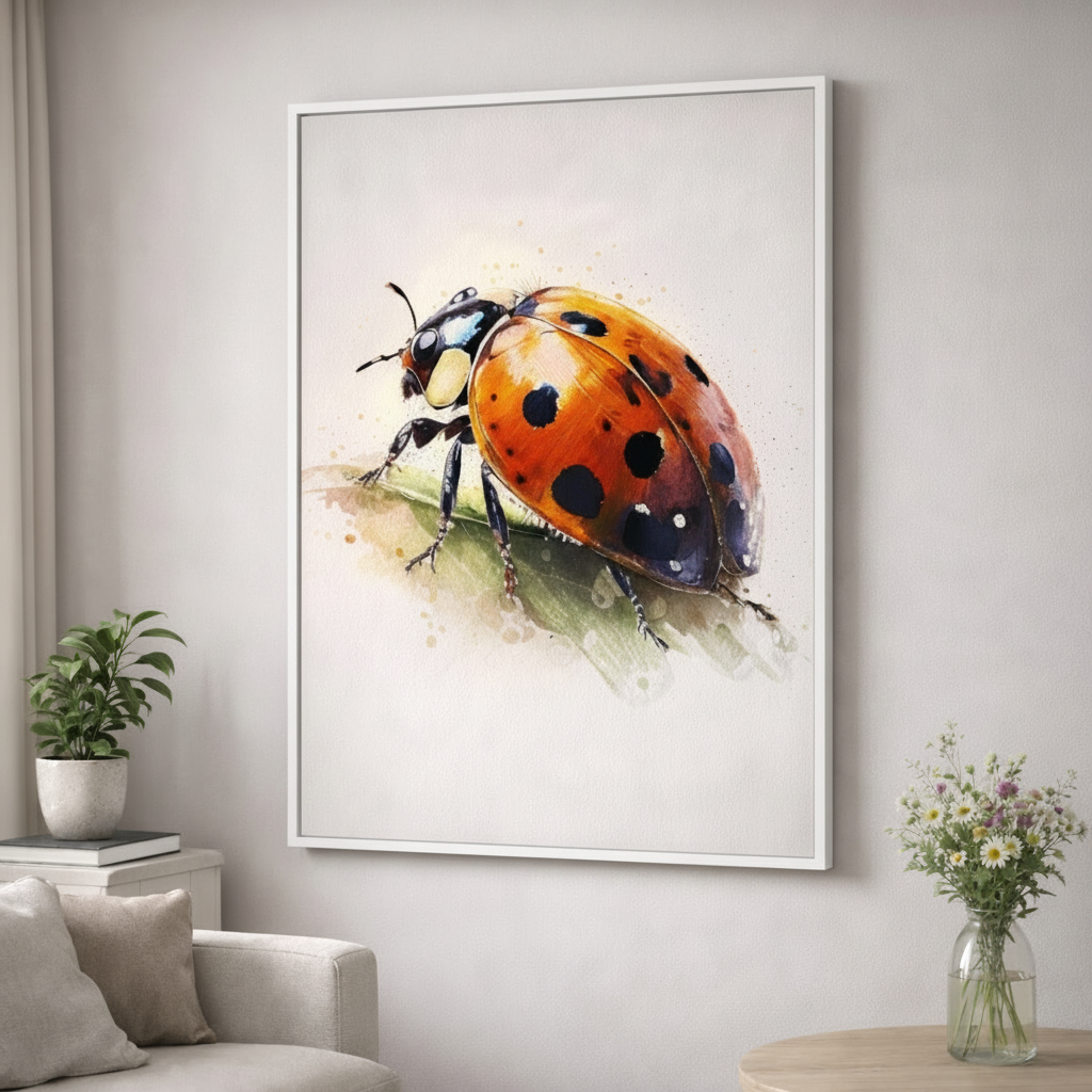 Ladybug Art Canvas