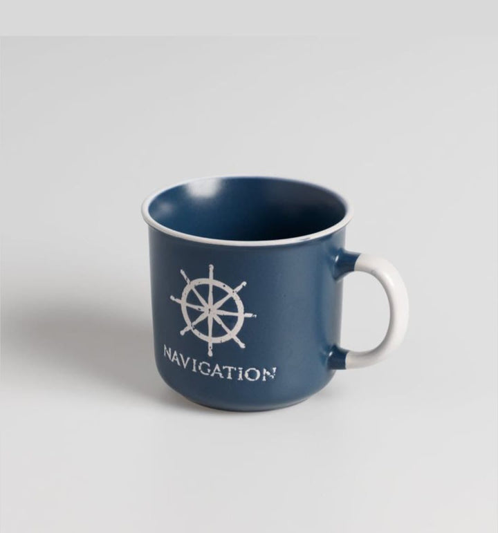 Nautical Navy Ceramic Mug