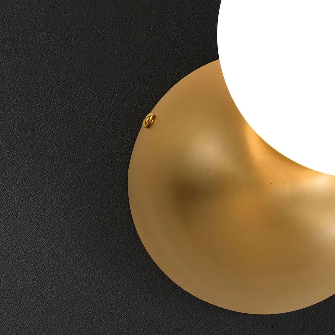 Gold Globe Wall Sconce
