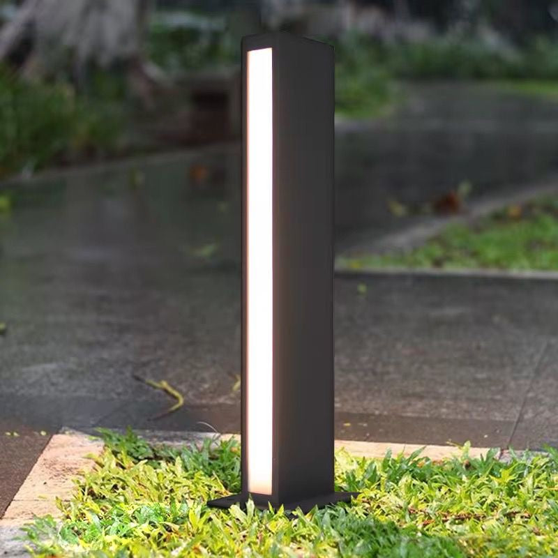 Modern Linear Outdoor Bollard Light