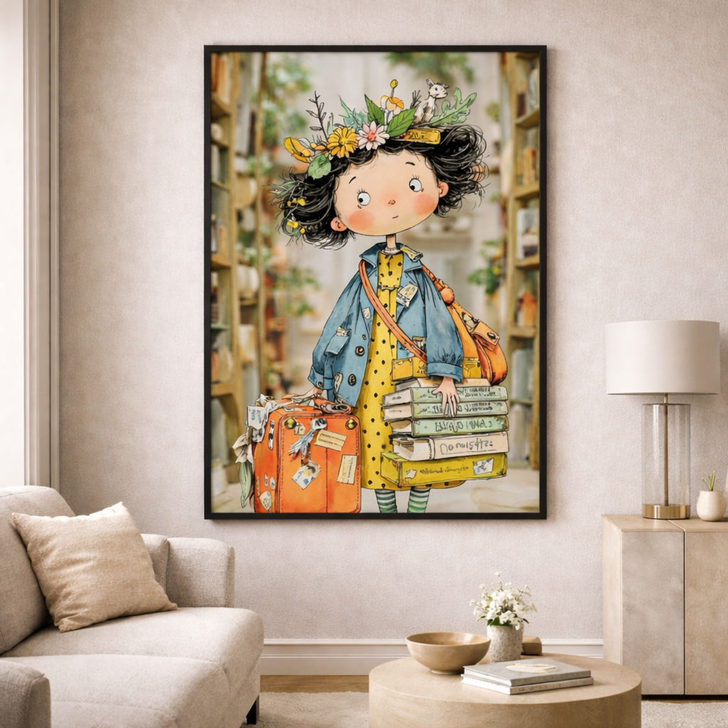 Whimsical Reader Canvas