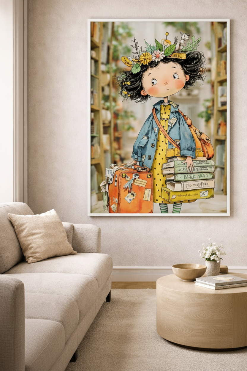Whimsical Reader Canvas