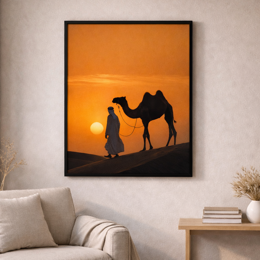 Desert Camel Canvas
