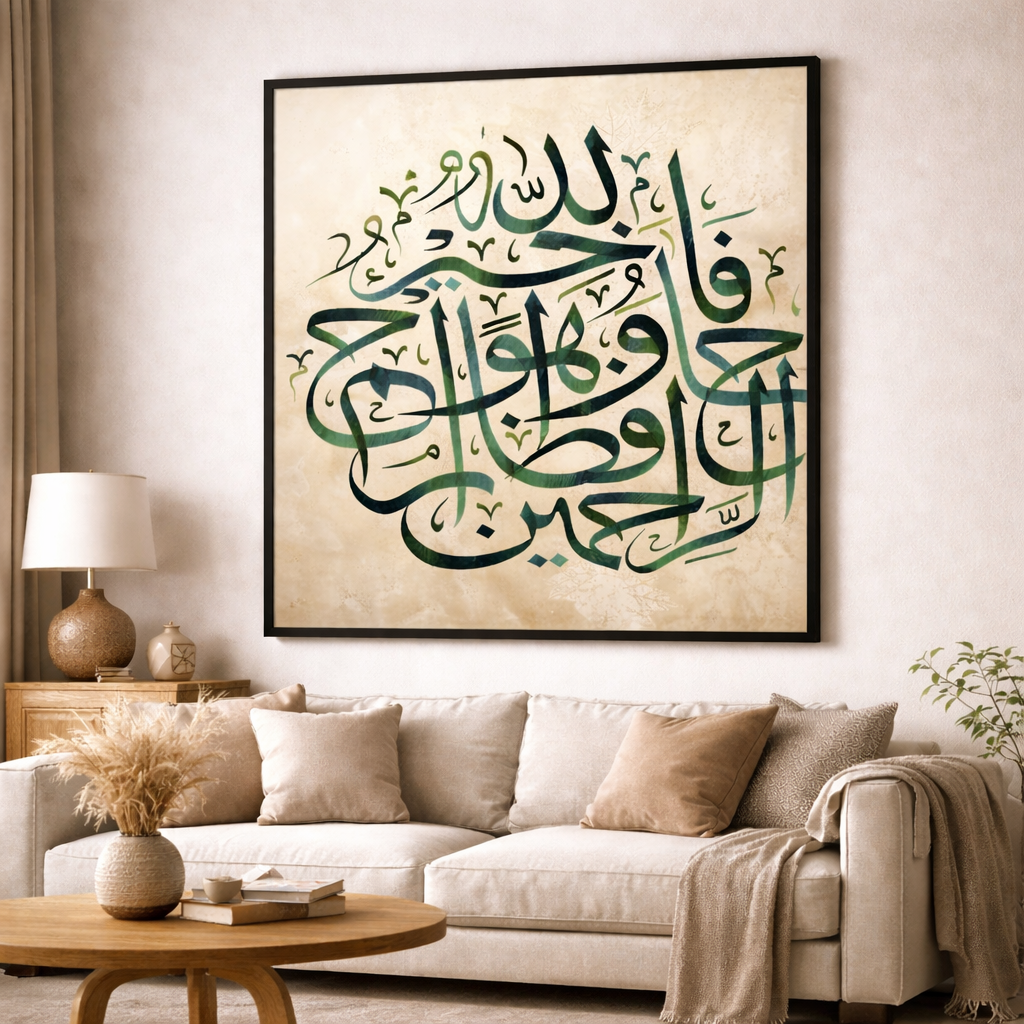 Modern Arabic Calligraphy Canvas