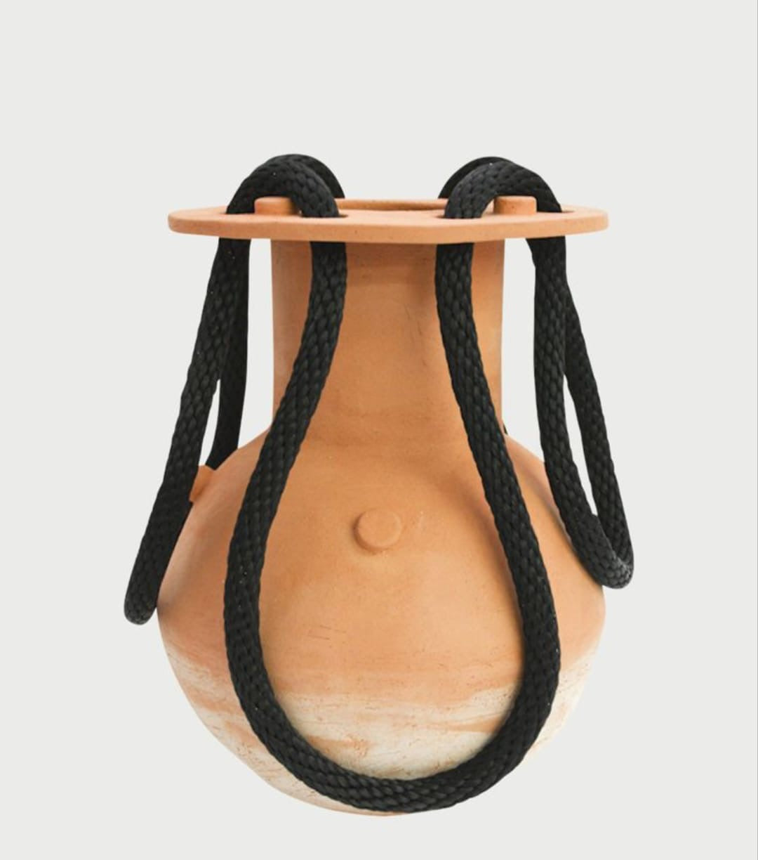 Contemporary Terracotta Rope Vase