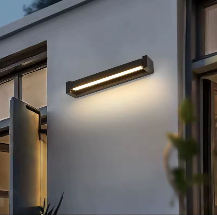 Modern Linear Outdoor Wall Light