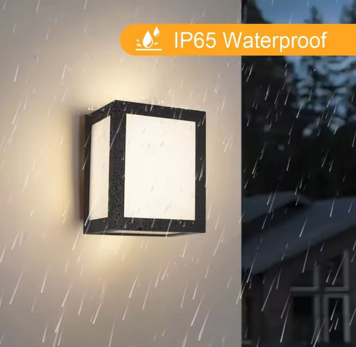 Modern Cube outdoor Wall Light