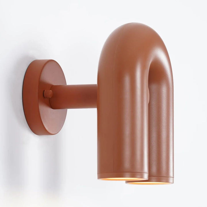 Modern Black or Brick color Double Wall Light