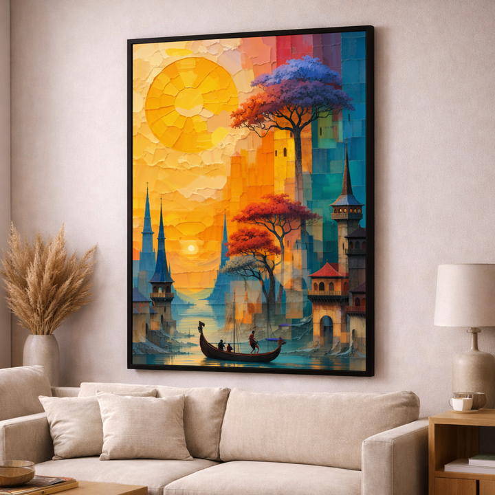 Fantasy City Canvas
