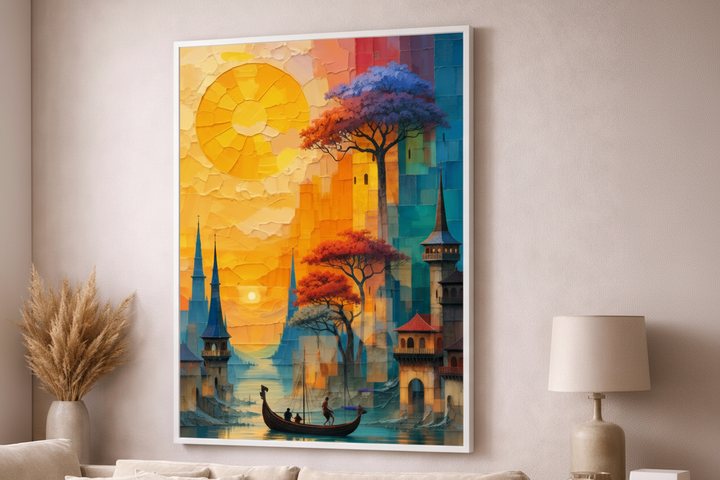 Fantasy City Canvas