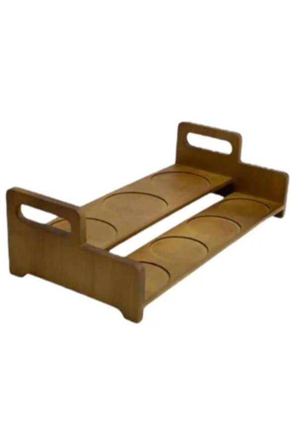 Wooden Serving & Display Tray Stand