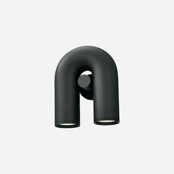 Modern Black or Brick color Double Wall Light