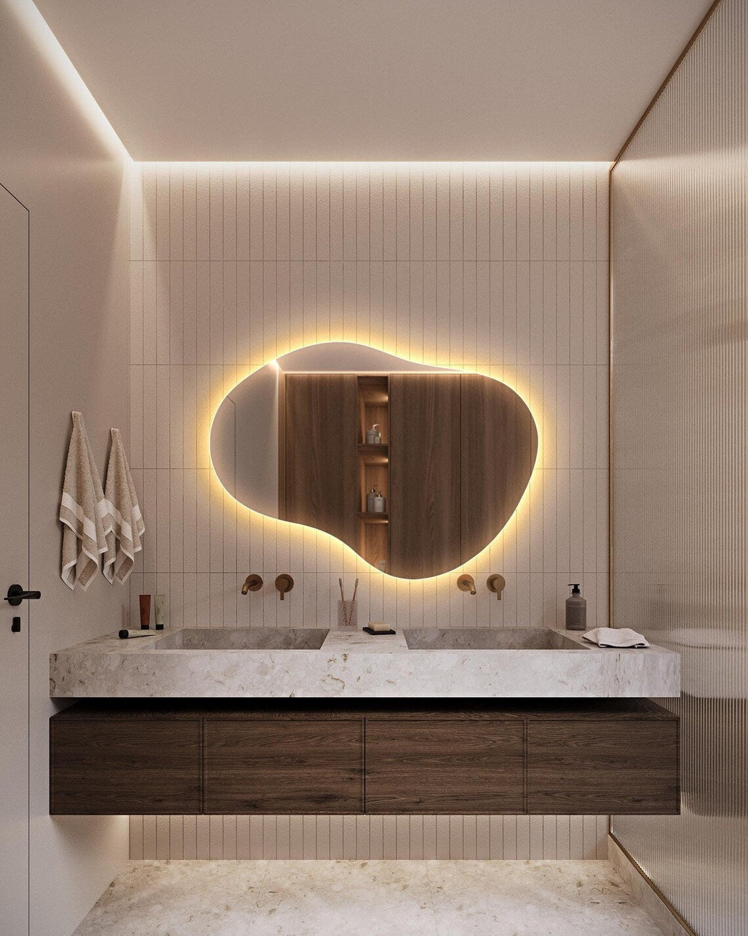 Etherea - LED Irregular Mirror