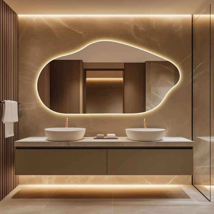 Eclipse - Asymmetrical LED Mirror