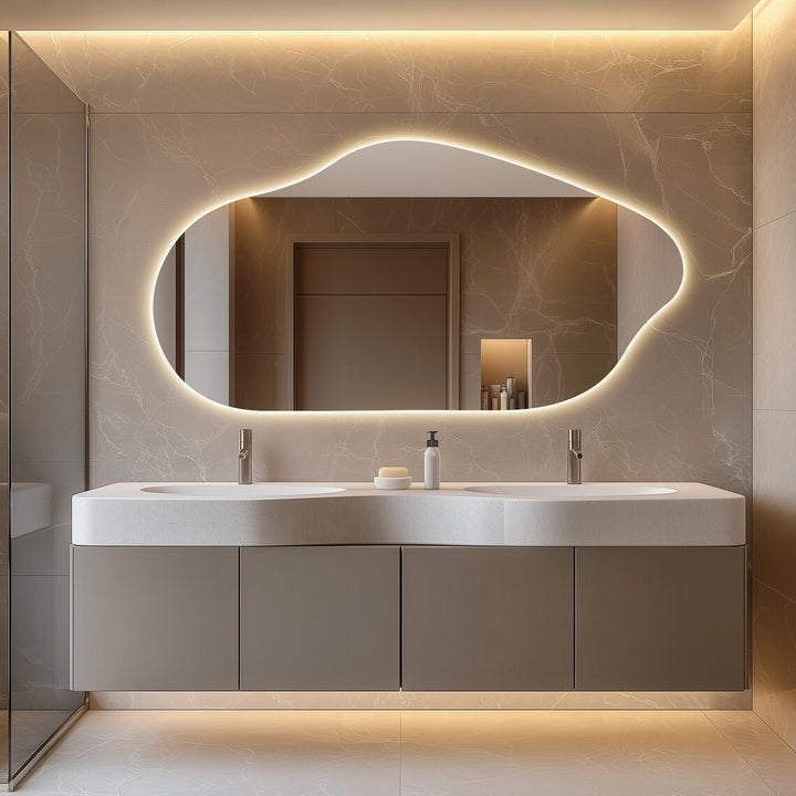 Eclipse - Asymmetrical LED Mirror
