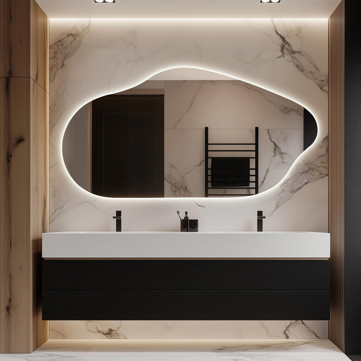 Eclipse - Asymmetrical LED Mirror