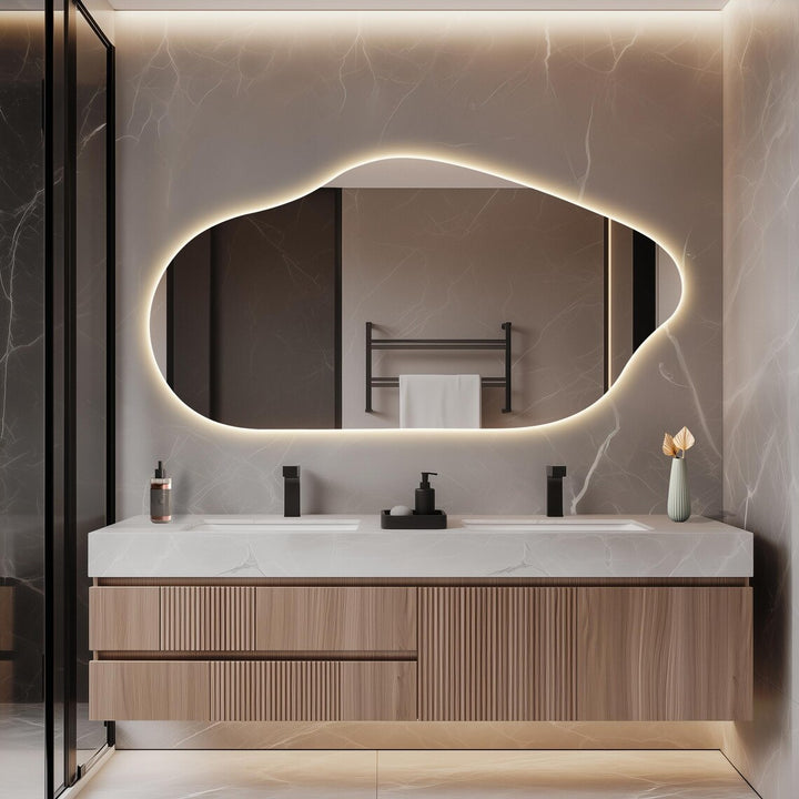 Eclipse - Asymmetrical LED Mirror