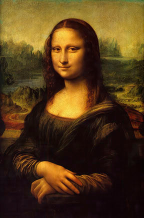 Mona Lisa classic canvas wall art with MDF frame and glass front panel showcasing iconic portrait on premium water-resistant canvas