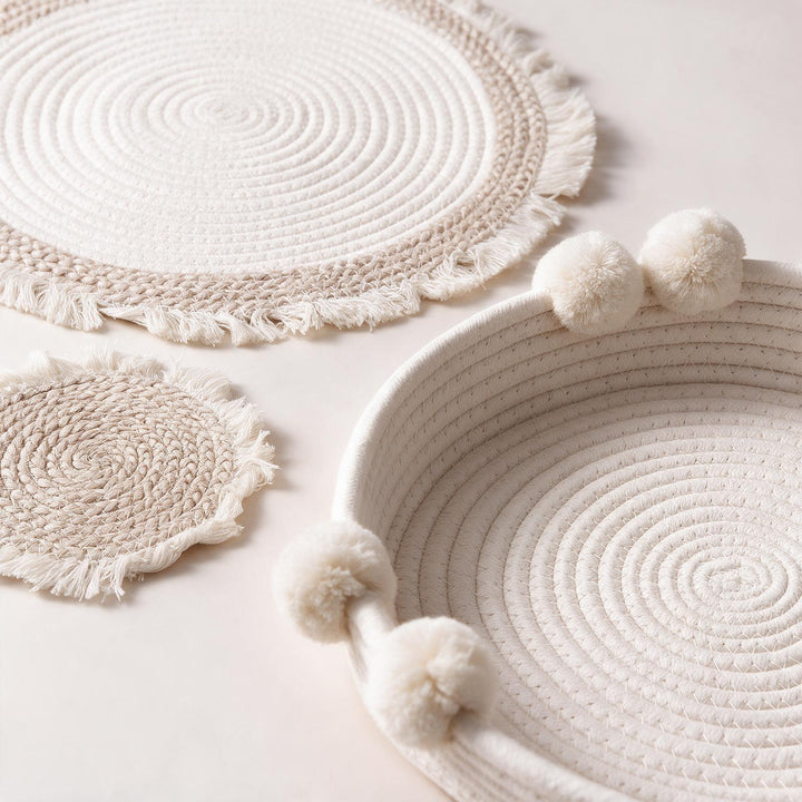 Coaster Table Set close-up detail