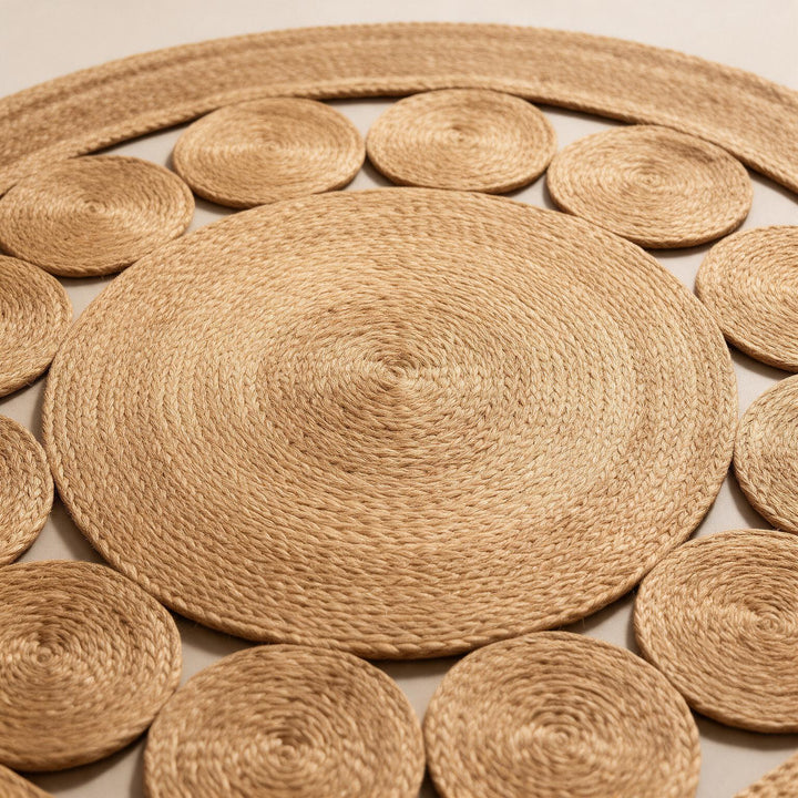 Walkers Round Rug close-up detail