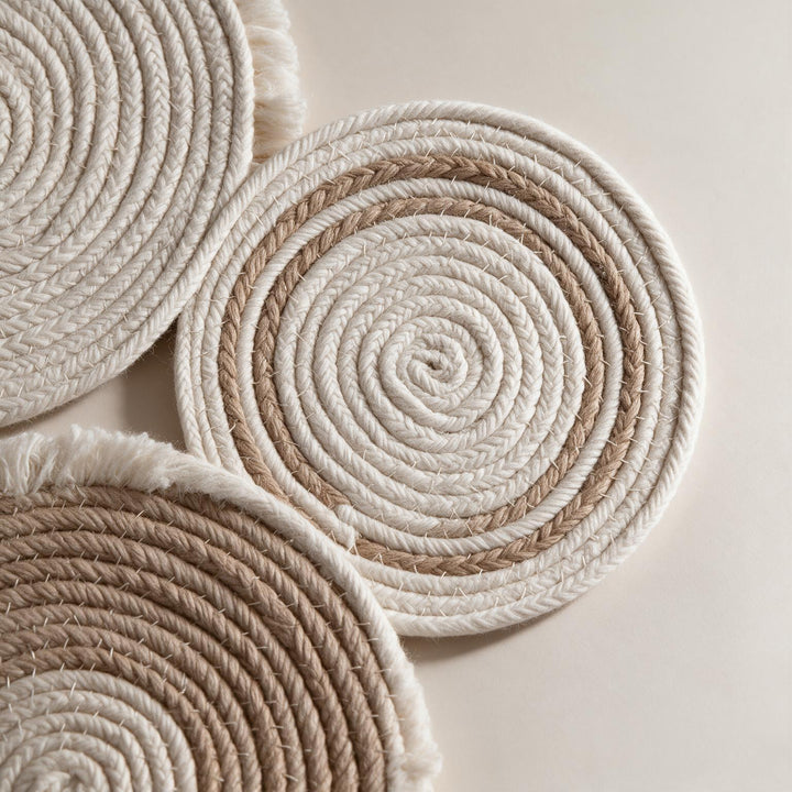 wall coasters close-up detail