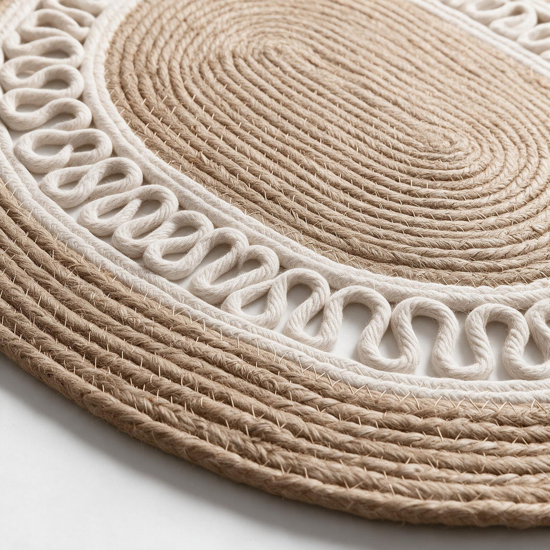 Walkers Oval Rug close-up detail