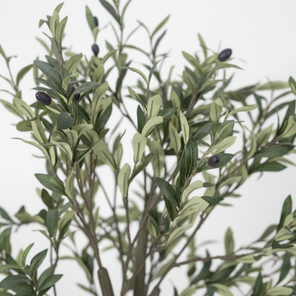 Artificial Potted Olive Tree Floor Plant