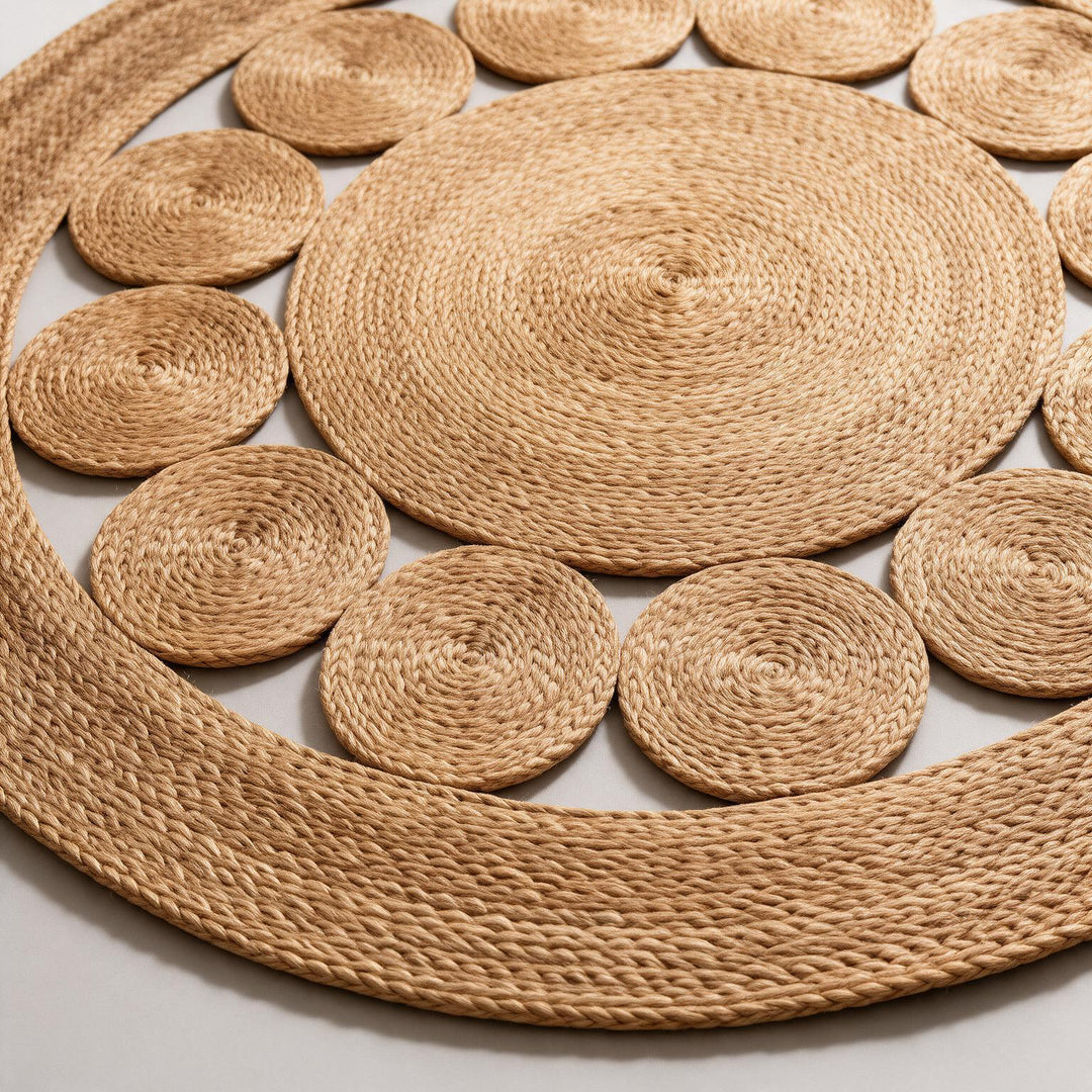 Walkers Round Rug close-up detail