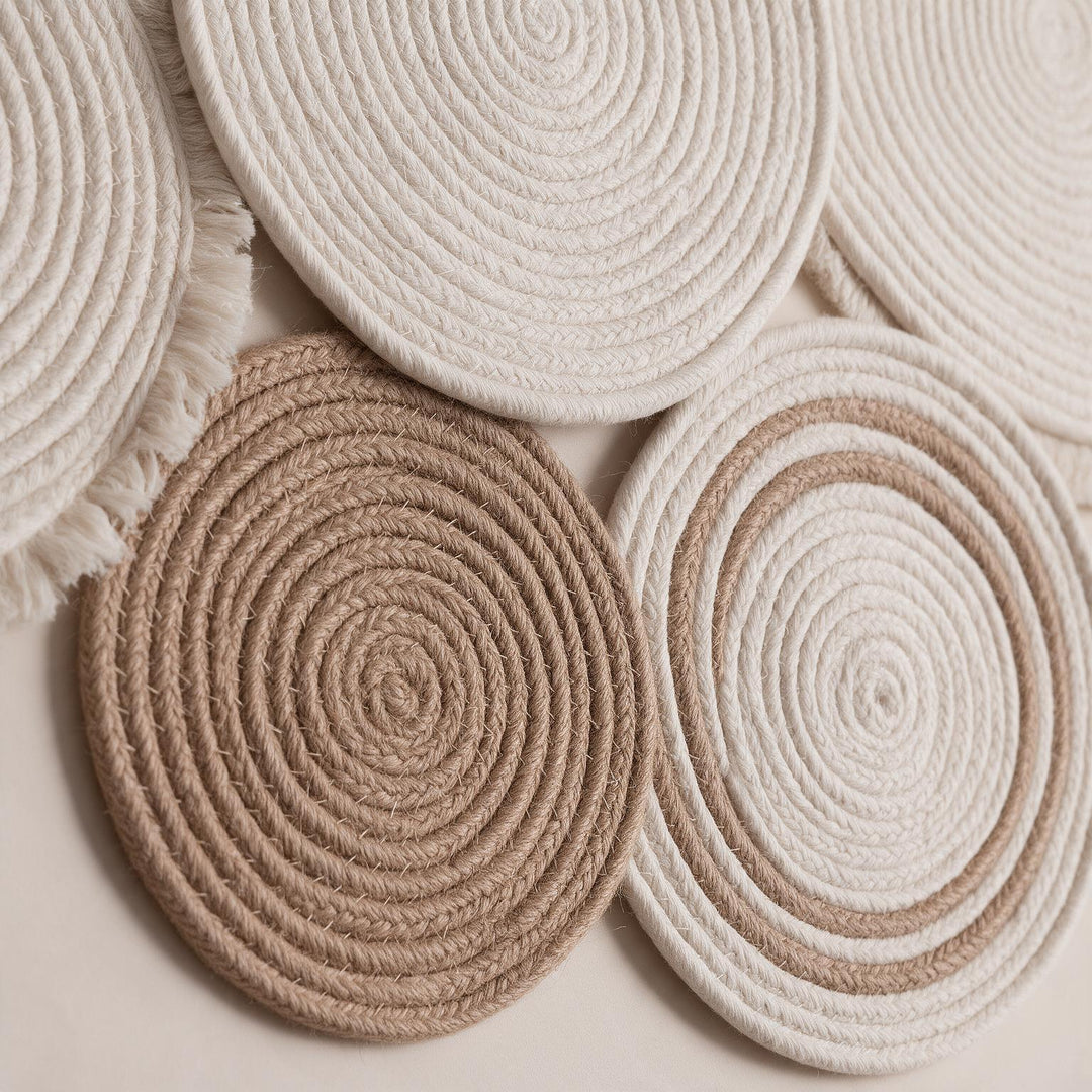 wall coasters close-up detail