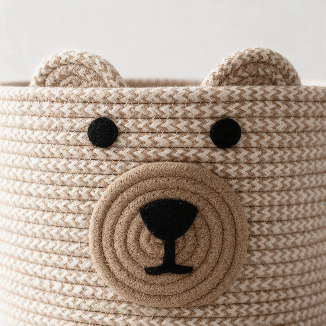 Dream Teddy Basket close-up detail