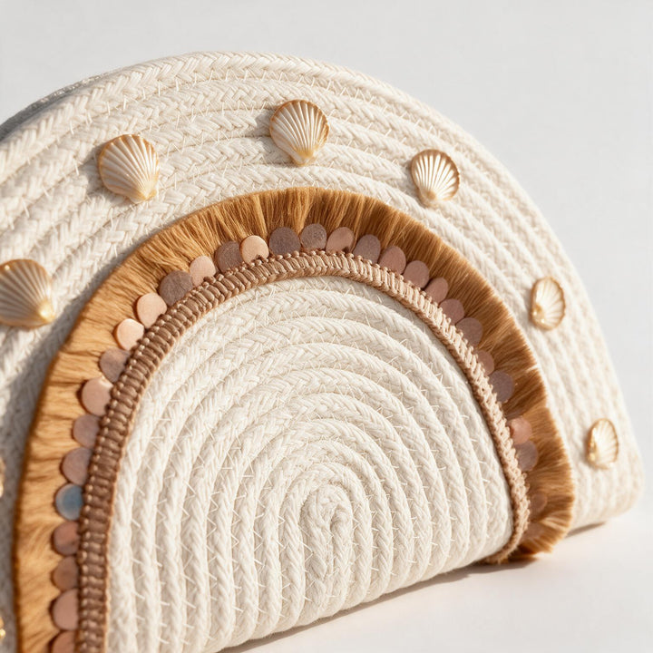 Golden Shore Clutch close-up detail