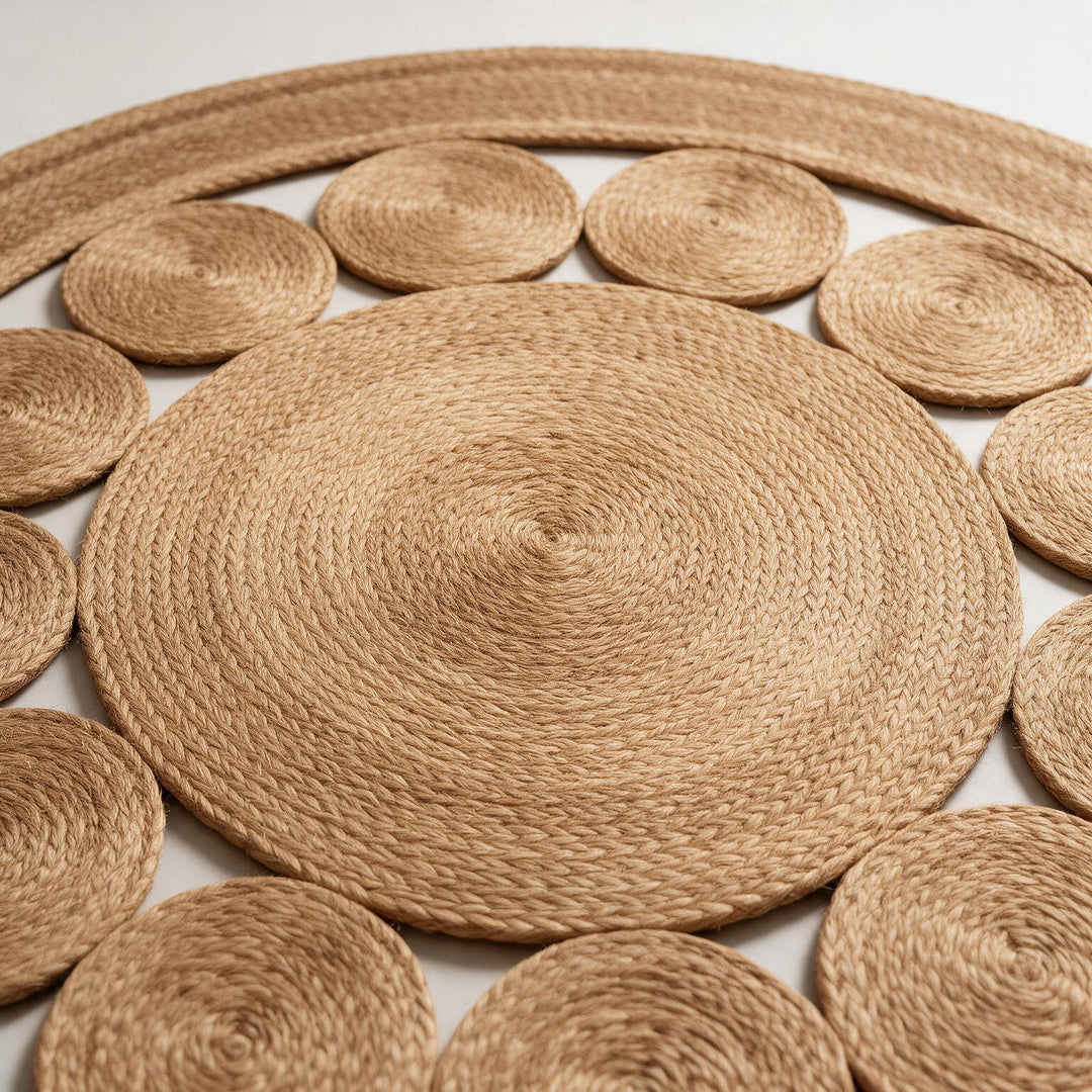 Walkers Round Rug close-up detail
