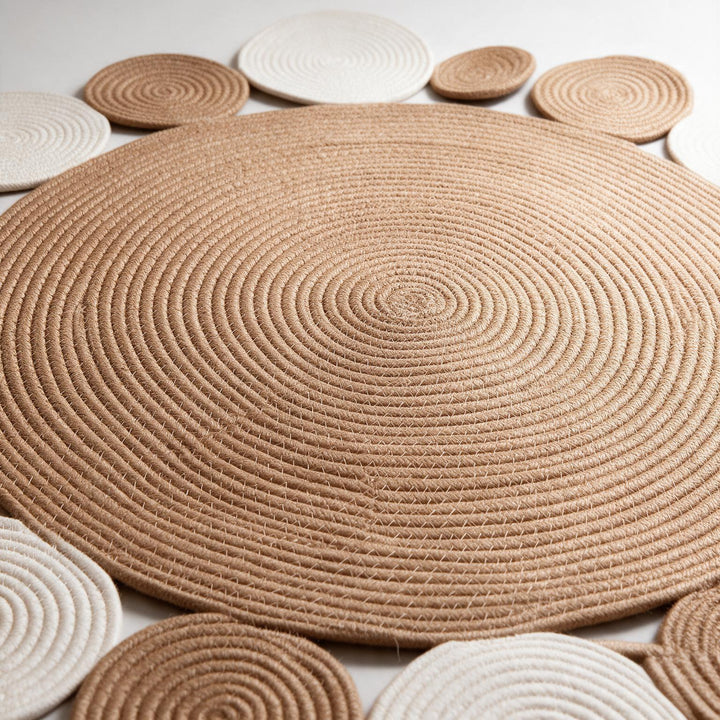 Boho Petal Rug close-up detail