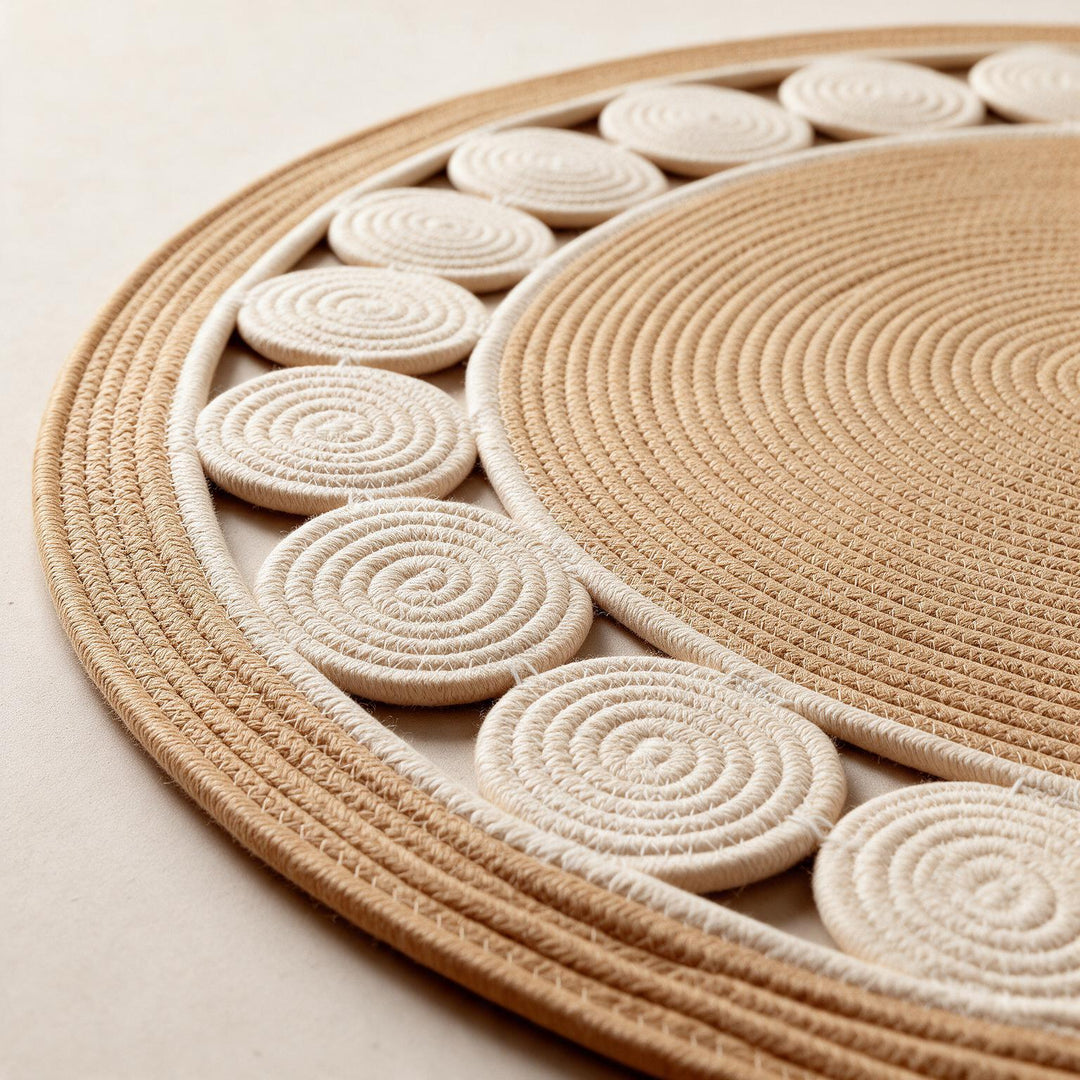 Oasis Circle Rug close-up detail