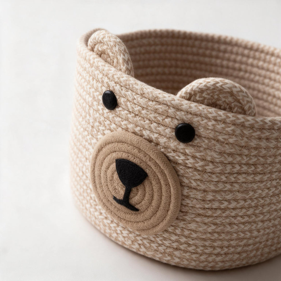 Dream Teddy Basket close-up detail
