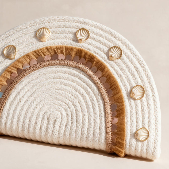 Golden Shore Clutch close-up detail