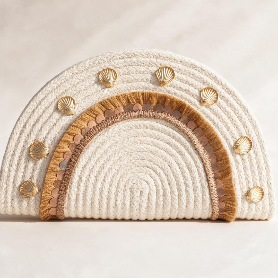 Golden Shore Clutch close-up detail
