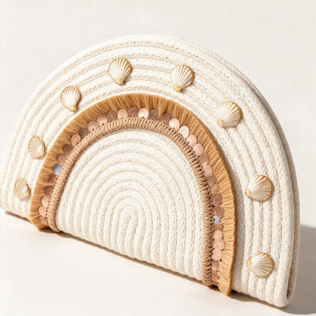 Golden Shore Clutch close-up detail