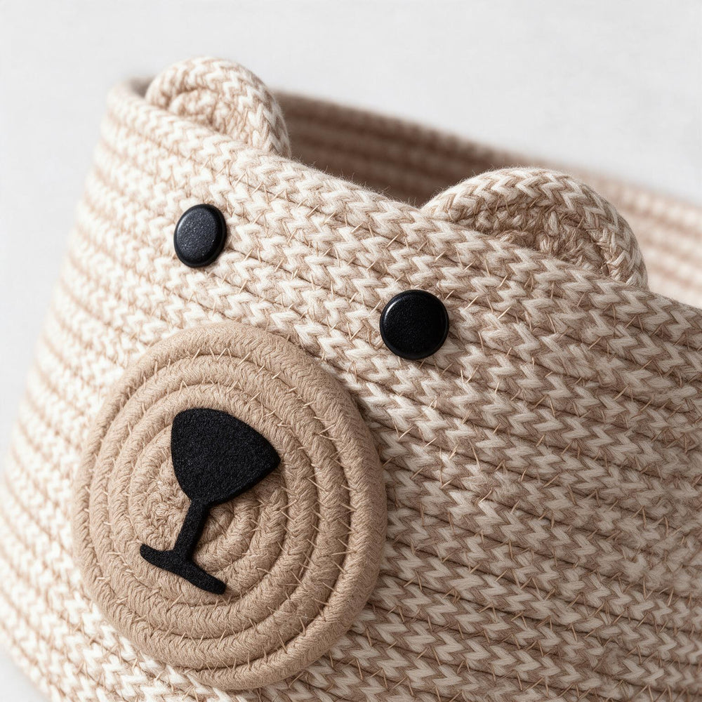 Dream Teddy Basket close-up detail