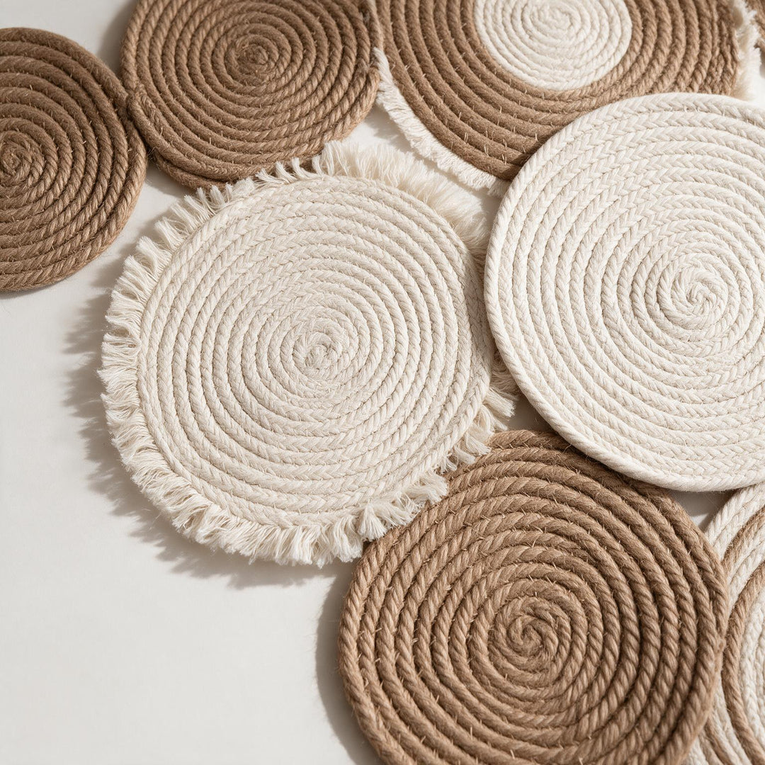 wall coasters close-up detail