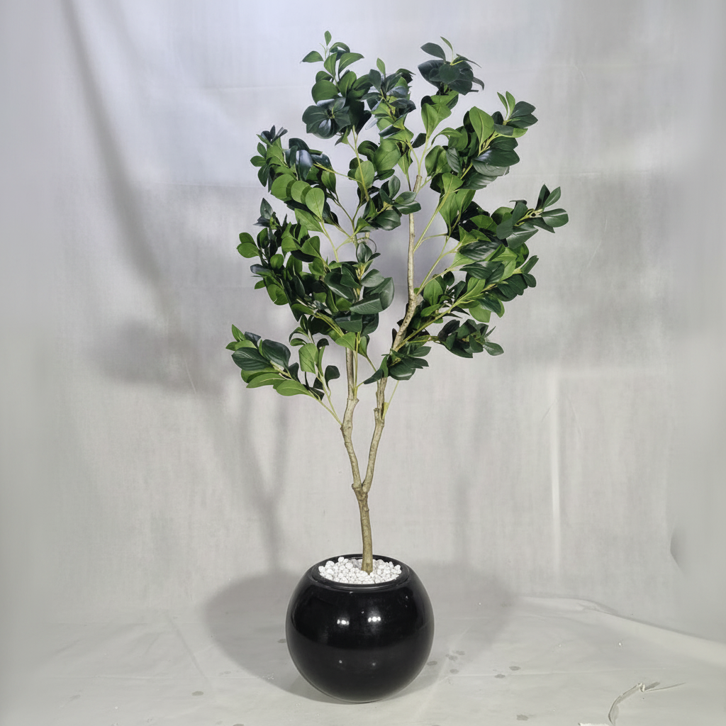 Artificial rosemary full studio shot on white background
