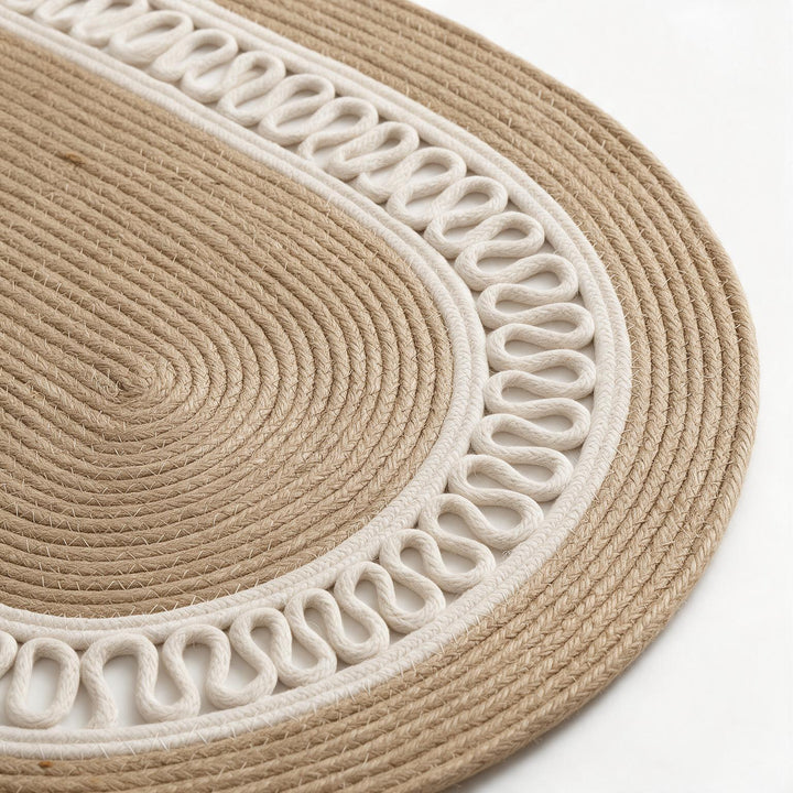 Walkers Oval Rug close-up detail