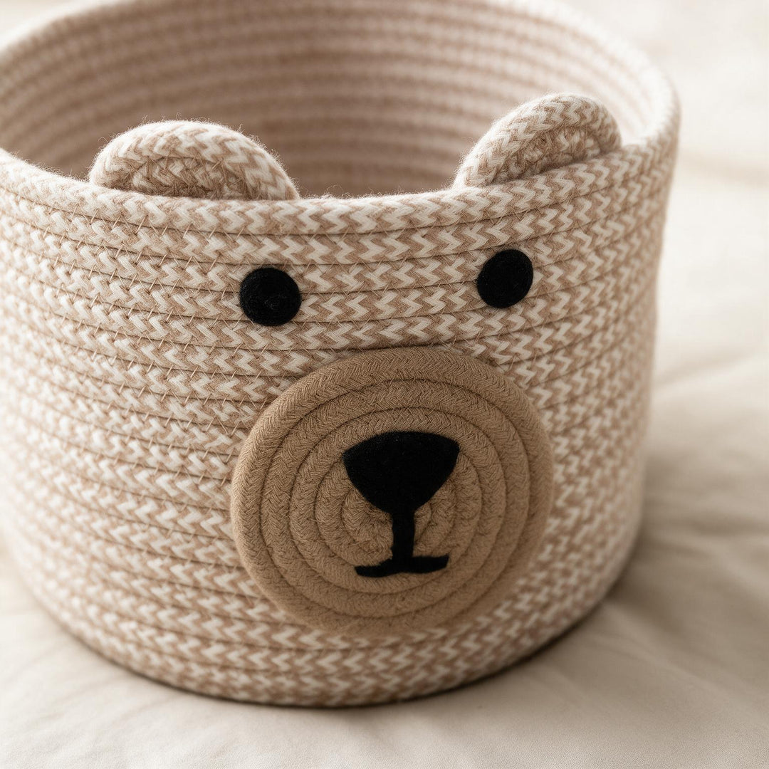 Dream Teddy Basket close-up detail