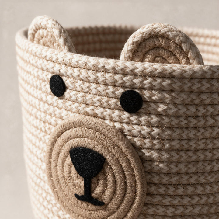 Dream Teddy Basket close-up detail