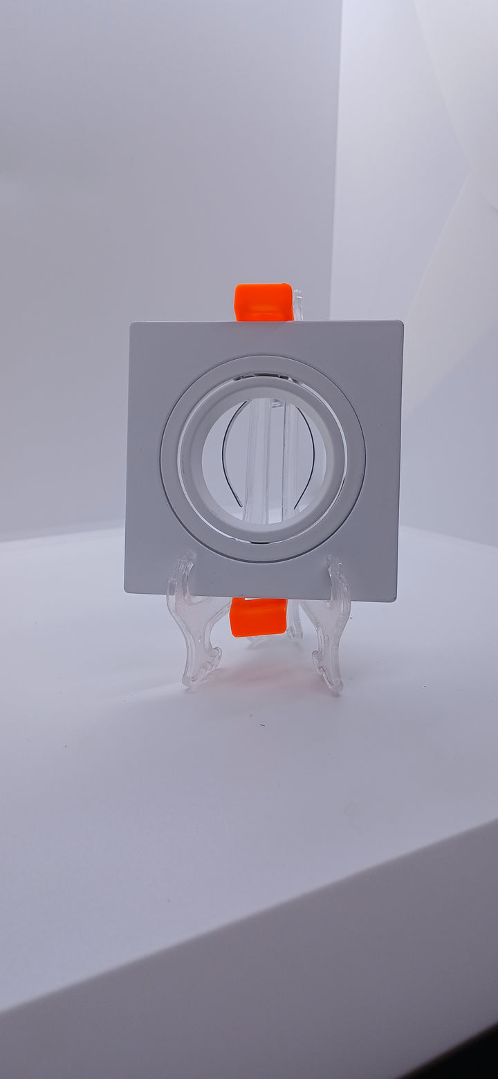 Square Recessed Downlight Frame Set aluminum