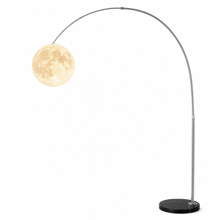 Modern Moon Globe Arc Floor Lamp