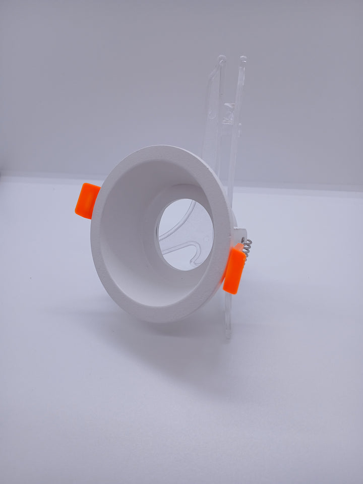 Round Deep Recessed Ceiling Downlight Frame Aluminum