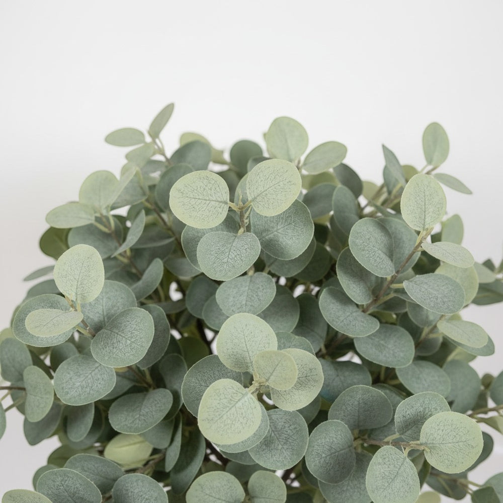 Wadi Home artificial eucalyptus tree with realistic soft-green round leaves for indoor home decor